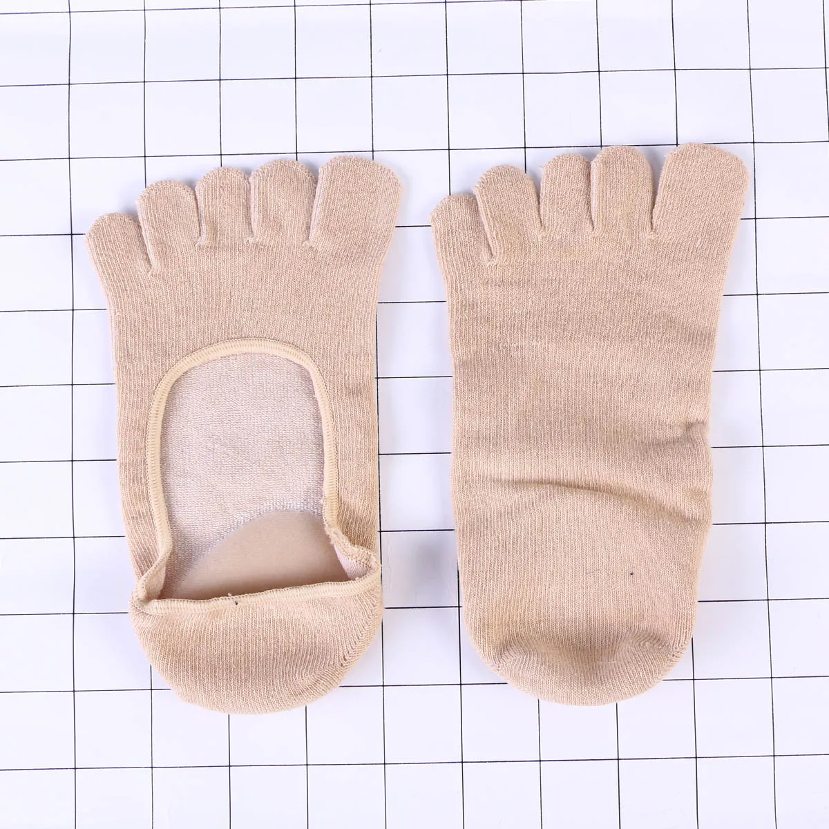 5 تو جل سبا الجوارب المشمش الولايات المتحدة الأمريكية صنع الزيوت النباتية ترطيب الجوارب للنساء الرجال ينعم الجافة الخام الكعوب أصابع القدم النسيج