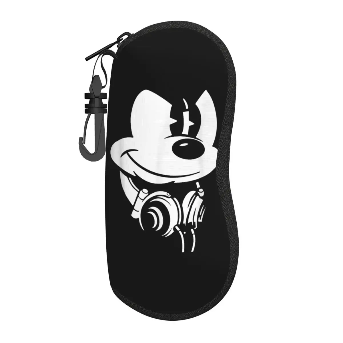 

Mickey Mouse Headphones Glasses Case Student Box Cartoon Sunglasses Protector Vintage Glasses Box