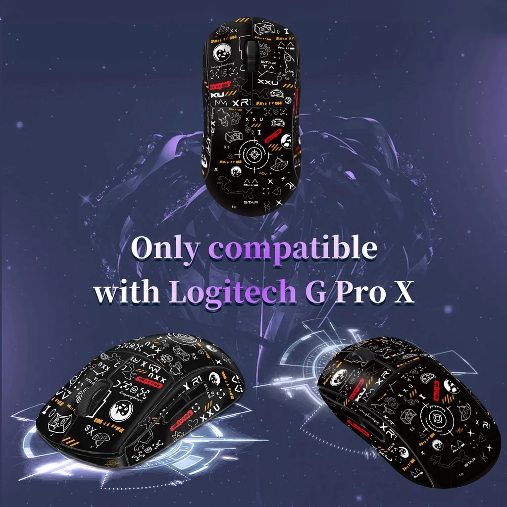 

Mouse sticker for Logitech G Pro Wireless / G PRO X SUPERLIGHT Colourful all-inclusive skins Water and dust resistant film