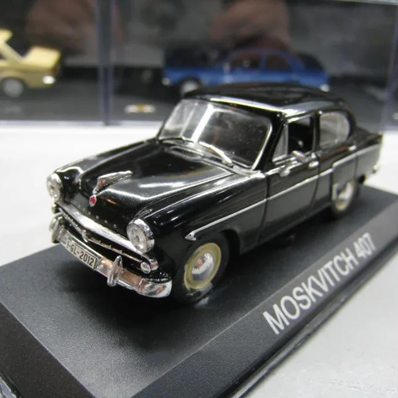 Diecast MOSKVITCH 407 Car Model Toy 1:43 Static Model Classic Soviet Union Russia Taxi Alloy Car Van Model Toys for Collection