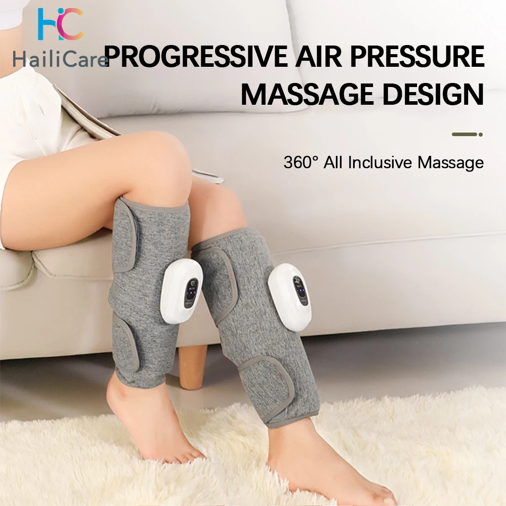 

Eletric 360° Air Pressure Calf Massager 3 Modes Airbag Kneading Heated Massage Foot Leg Muscle Blood Circulation Relieve Fatigue