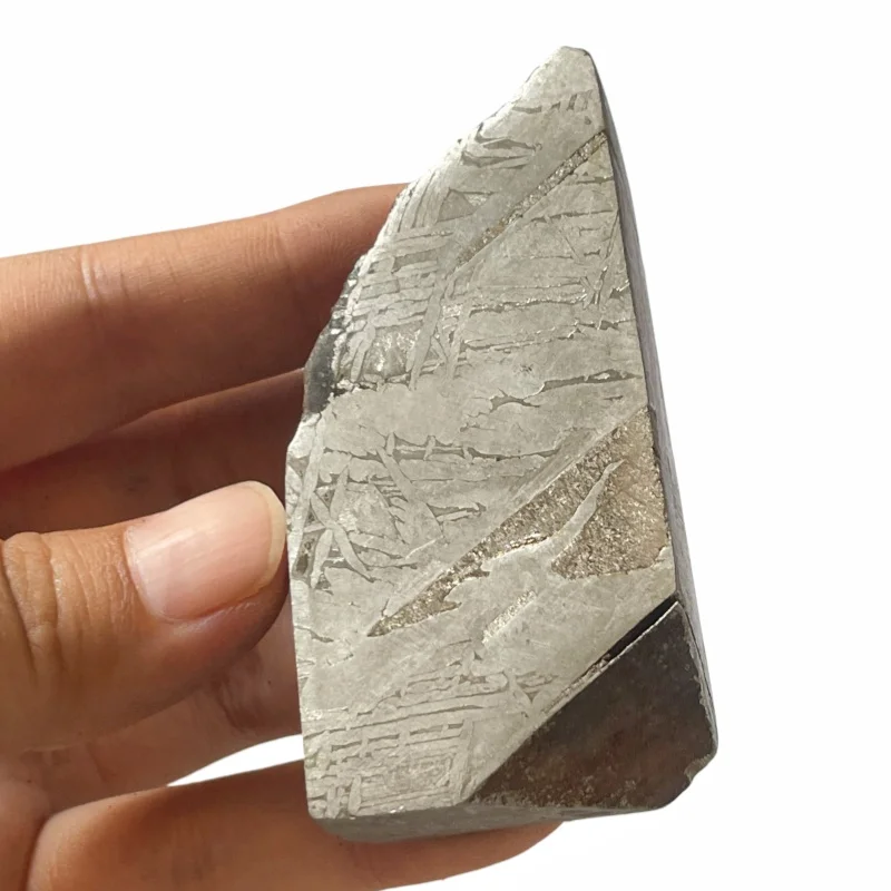 Natural Muonionalusta Iron Meteorite  Fragment Outer Space Rock Specimen for Display Collector Gift CC243