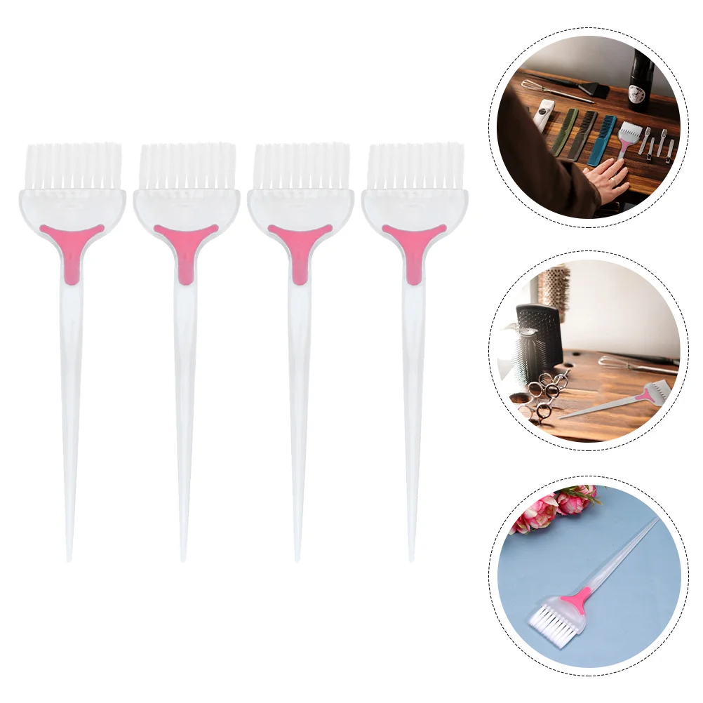 4 Pcs Hair Dye Brush Applicator Coloring and Comb Kit Barbershop Abs Dyeing Tools