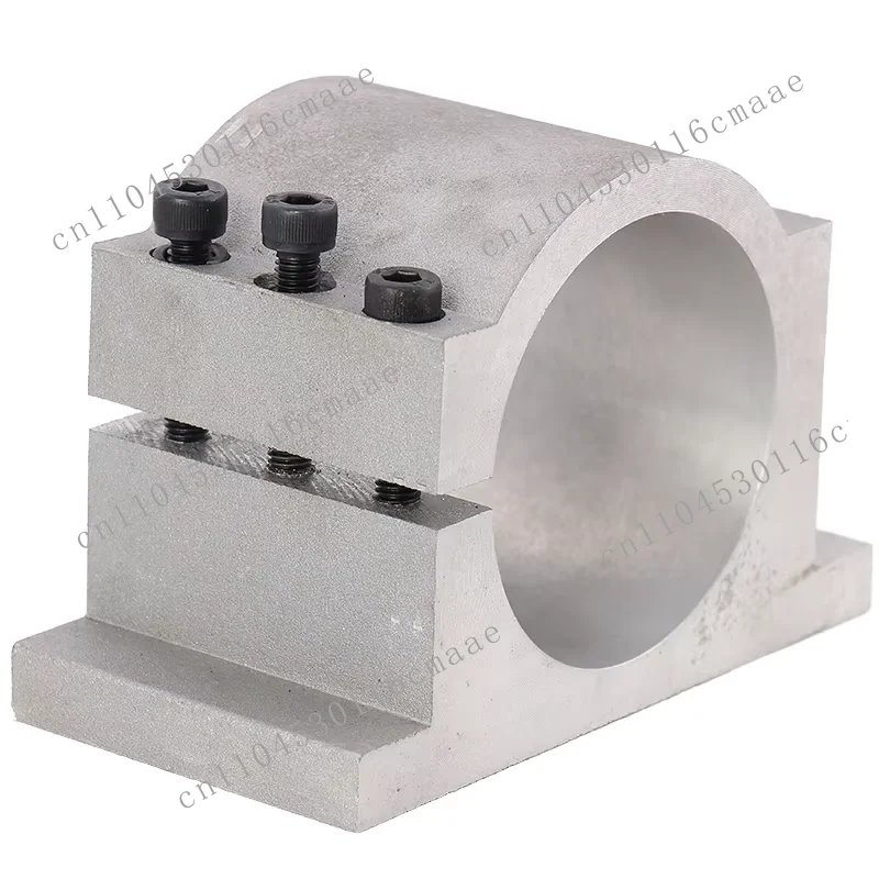 Spindle clamp 65 80 100mm aluminum motor bracket clamp, motor holder numerical control engraving machine