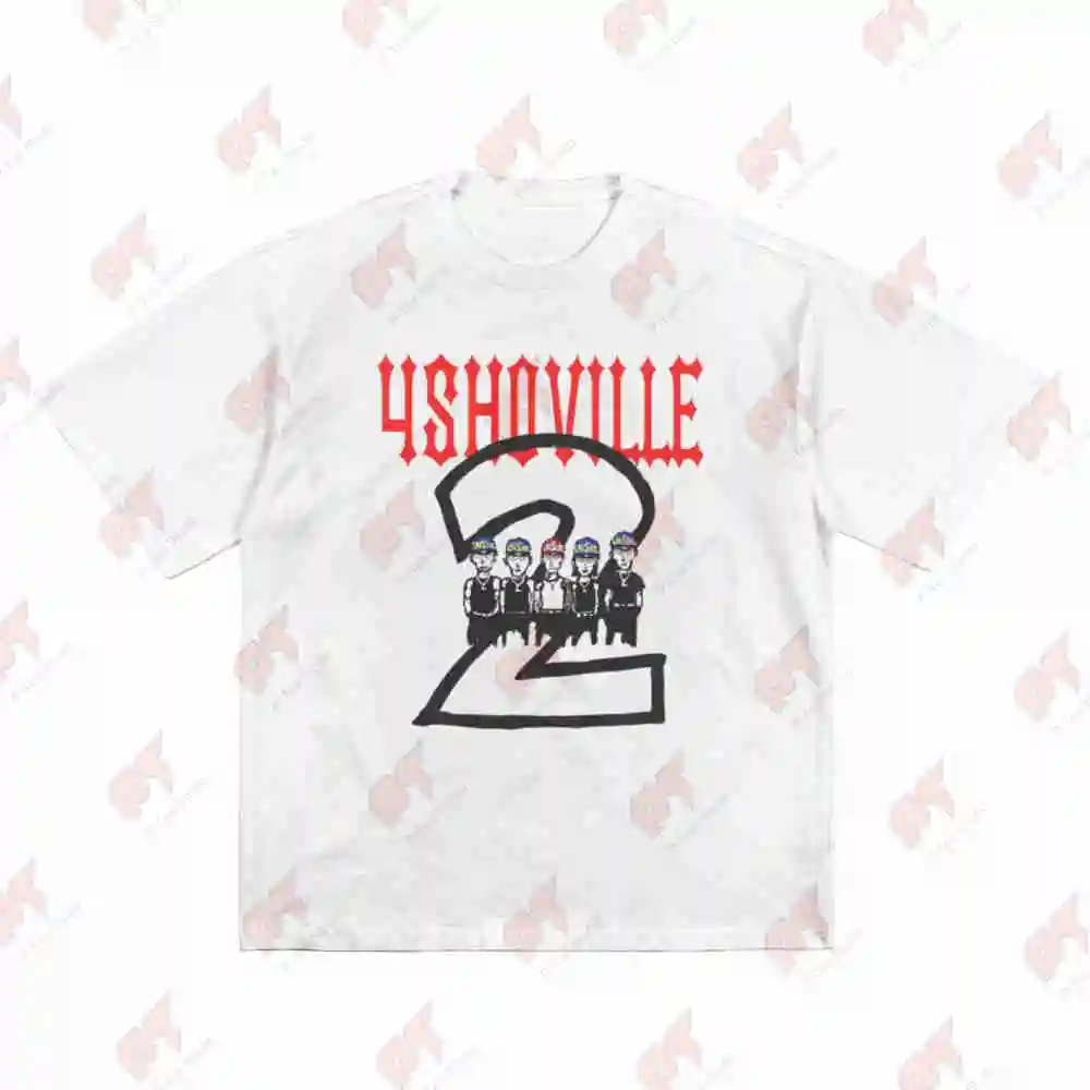 Lngshot 4Shoboiz Mixtape 4Shotville Kpop Yeah Short Sleeve Tee 100% Cotton T-Shirt