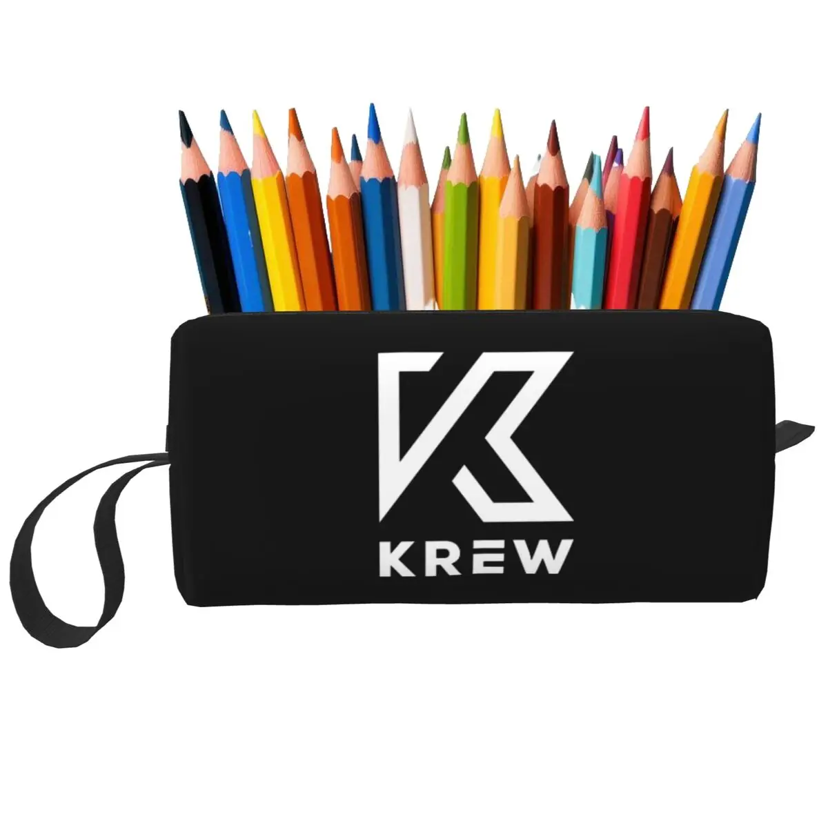 Niedliches Gaming-Fanart Funneh And The Krew Kids Cartoon-Federmäppchen für Stifte, Federtasche, Schreibwaren, Organizer-Tasche für Frauen