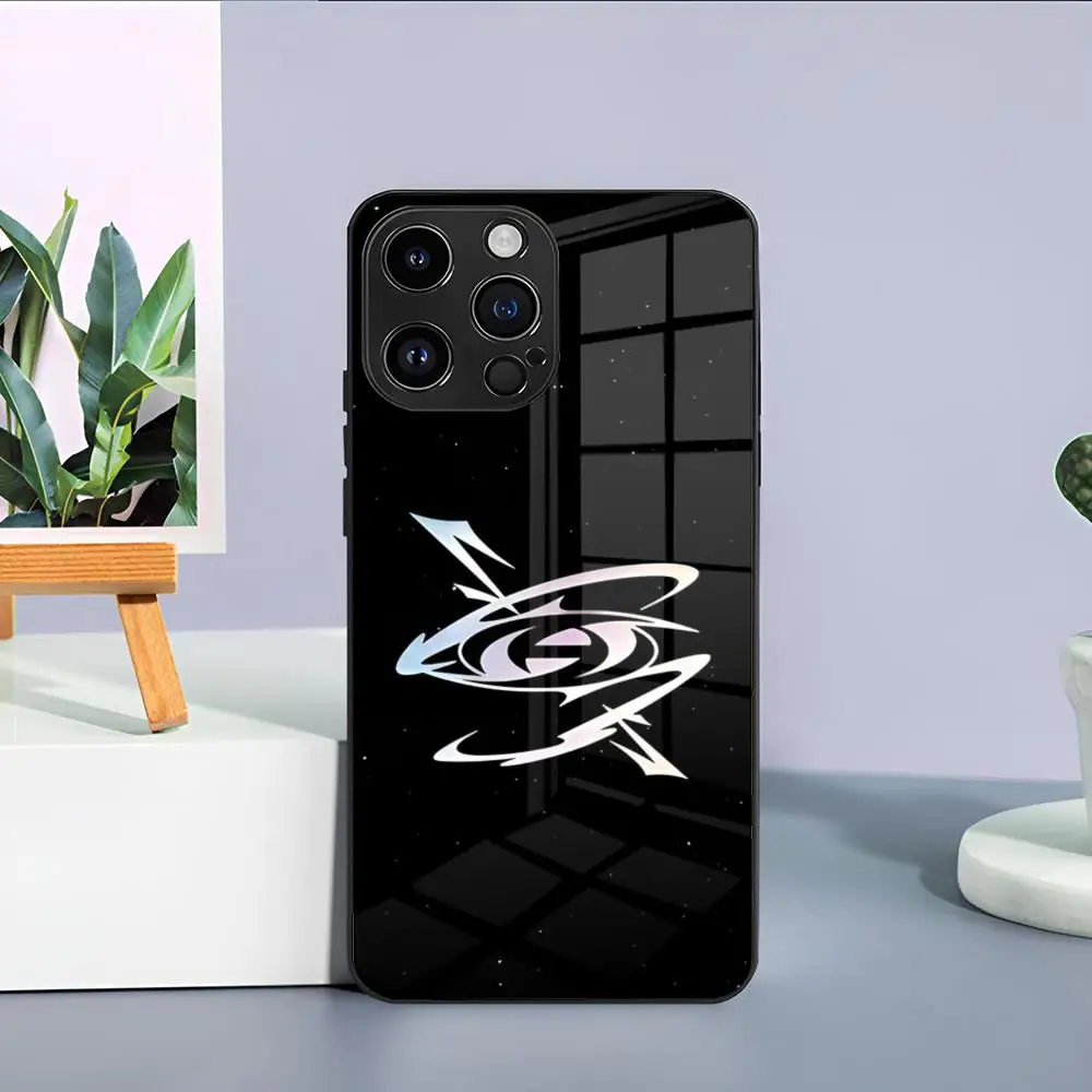 Singers A-ATEEZ Logo Phone Case For IPhone 15 Pro Max 14 Pro 12 11 13 Mini X XR XS 16 Plus SE 2020 Glass Cover