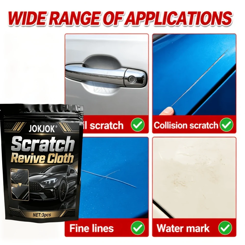 Magic Nano Repair Cloth - Fast And Safe Removal of All Vehicle Scratches, Suitable for Cars, Trucks, Motorcycles, And Rvs | Scra