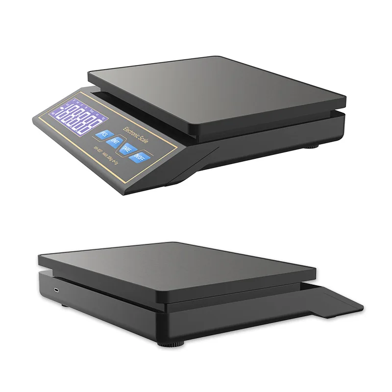 ميزان المطبخ الإلكتروني القابل لإعادة الشحن من الفولاذ المقاوم للصدأ المنزلي 30 كجم 1 جرام ميزان الطعام الرقمي ميزان الوزن #3