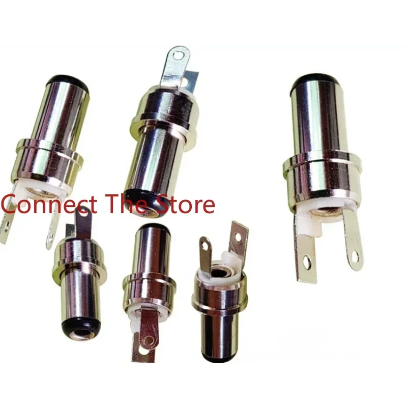 10PCS DC5521 Welding Plate Plug High-grade Pure Copper 5521 Male DC5.5 * 2.1