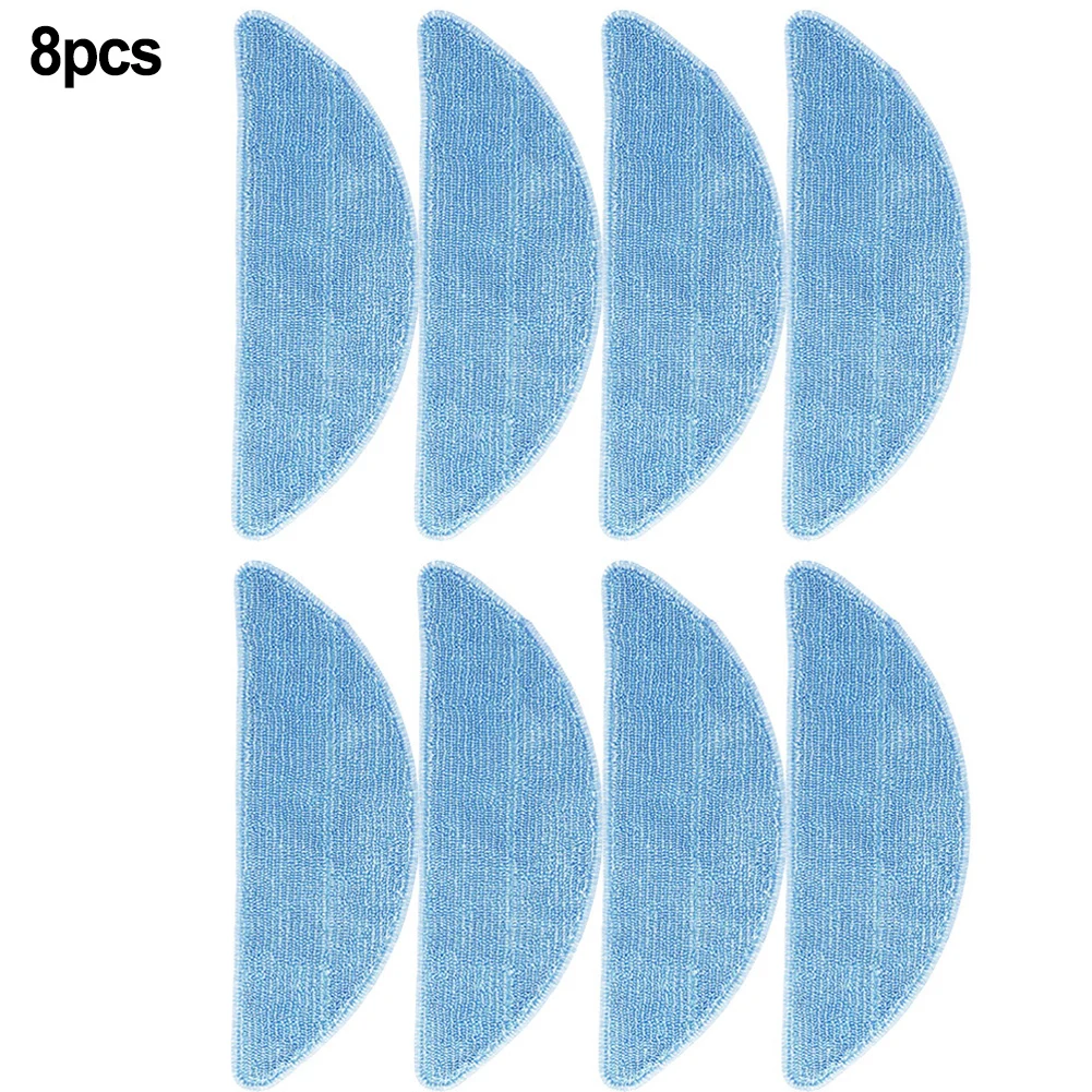 Mop Rag Cloth for Robot Vacuum Cleaner Parts Fit for Conga Max and For XTreme Models 8pcs Pack for Regular Floor Care