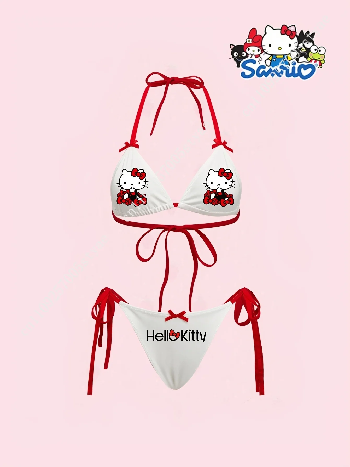Conjunto Bikini Sanrio Hello Kitty Rojo - alternate angle