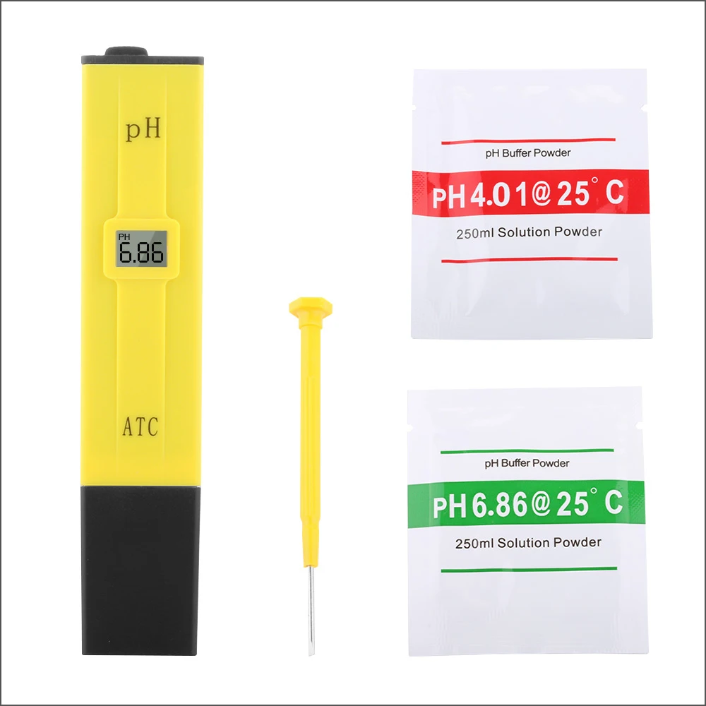 RZดิจิตอลPHเมตรคุณภาพอาหารดินAquarium PH Meter Miniแบบพกพาเครื่องทดสอบปากกาวัดช่วง0.00-14.00PH