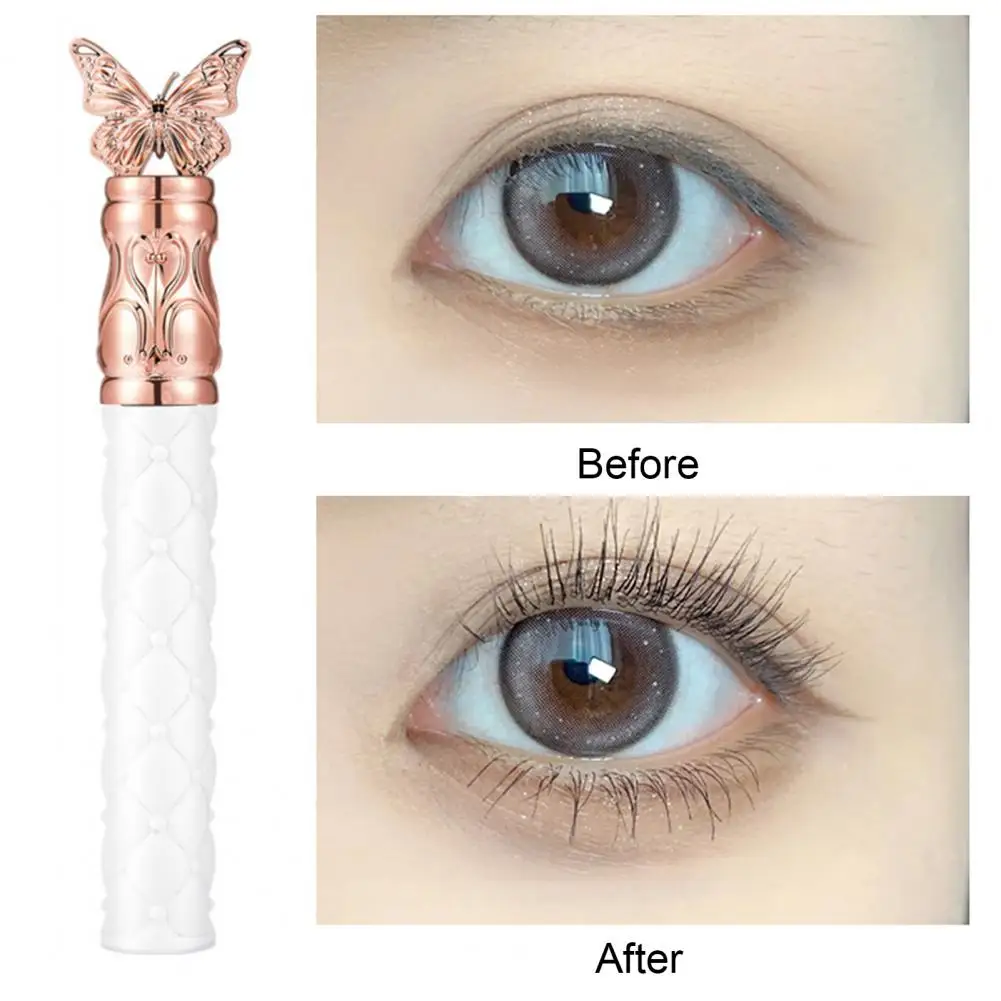Vrouwen Mascara Waterdicht Langdurige Smudge-proof Snel Droog Verlenging Verdikking Curling Wimpers Crème Oogmake-up Tool