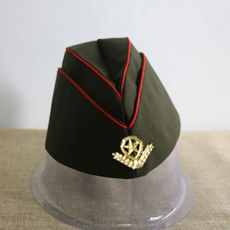 Unisex Military Cap Sailor Hat Army Cap Dance Boat Caps Pentagram Soviet Badge Navy Hats Cosplay Berets Cotton Suture Precision