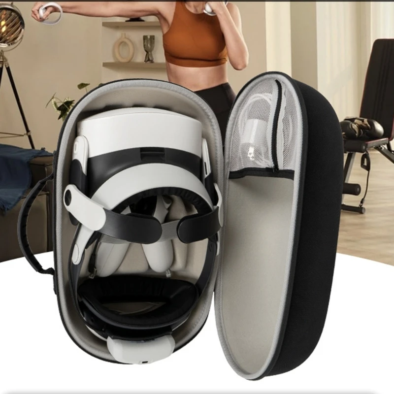 

Travel Case for MetaQuest 3S/4Ultra VR Headsets Controllers Hard Carrying Case Handbag Bag Protective Storage Box D2RC