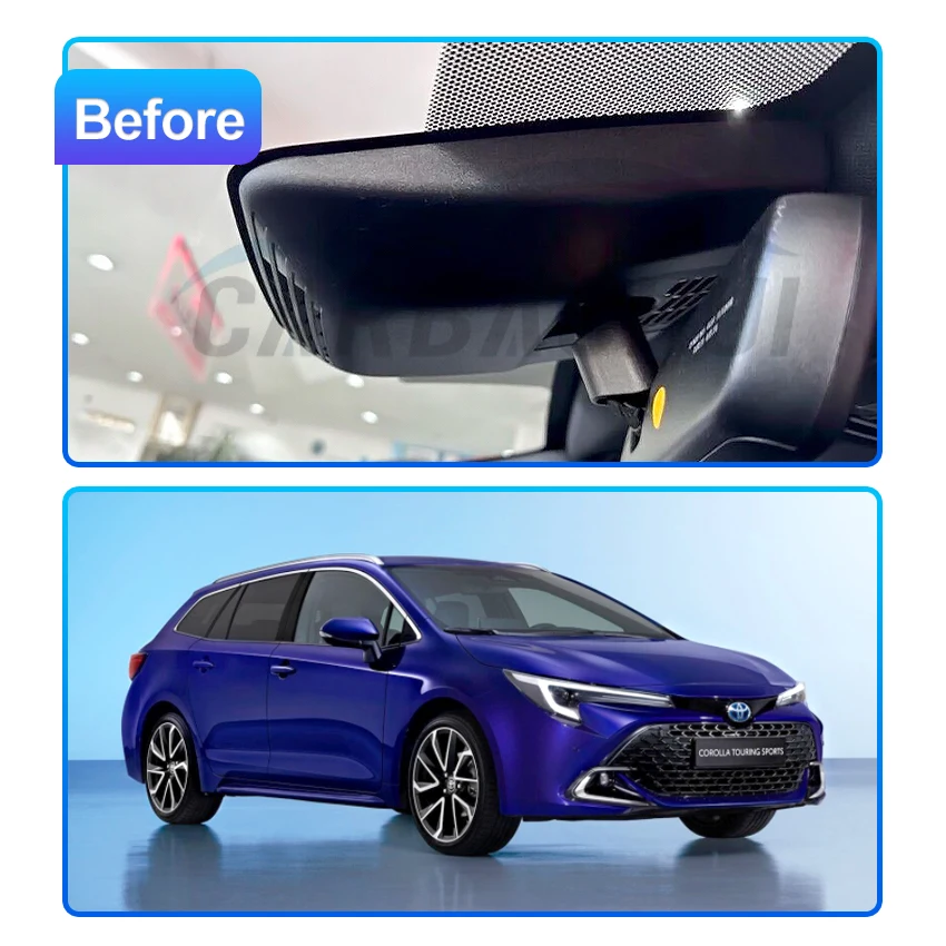 4K 2160P WIFI DASH CAM Car DVR Video Recorder For Toyota Corolla 12th Gen (E210) 2023,Plug and Play Car Dashboard Camera