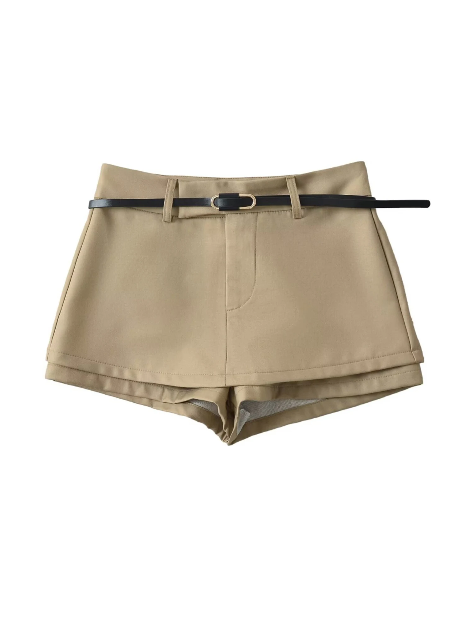 Damen Dunkelgrauer Minirock Vintage 2000er Jahre Hohe Taille Shorts Rock Harajuku Koreanischer Stil Y2k A-Linie Kurzer Rock Sommerkleidung