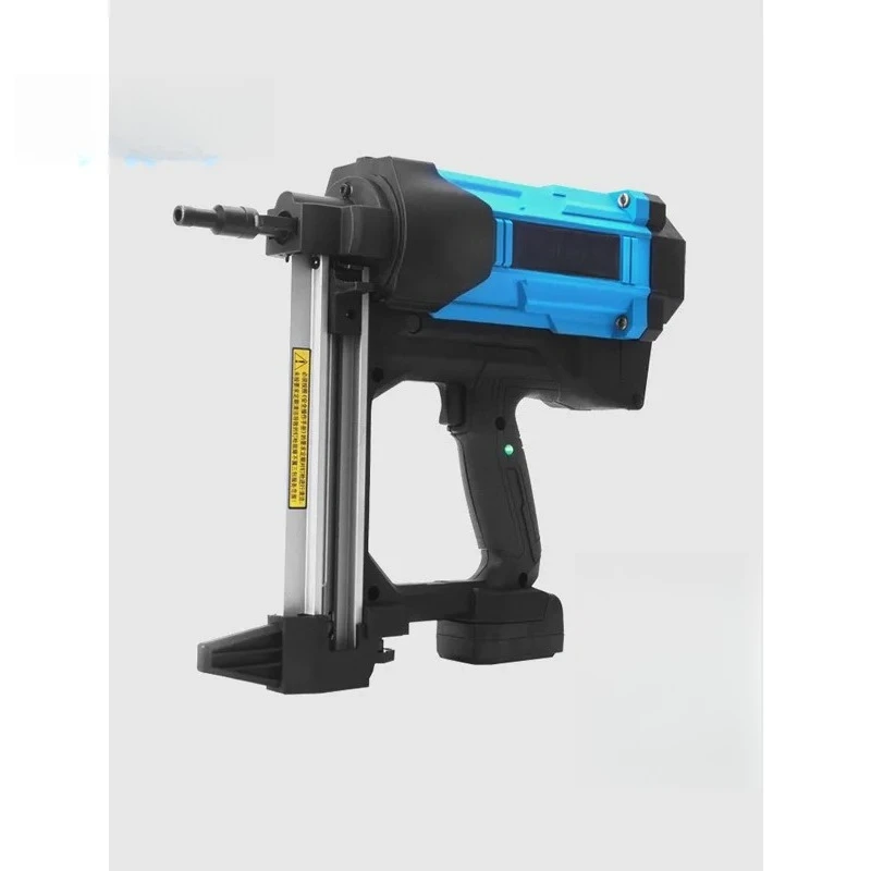 Electric Nail Gun Gas Nailers Woodworking Door Window Installation Fastening Tool 100 Round Magazine Cordless