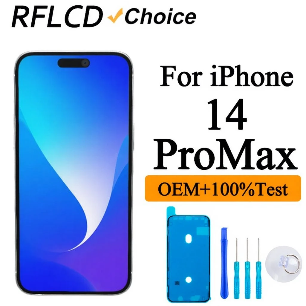 RFLCD OEM For iPhone 14 PRO MAX LCD Display Tested Touch Screen Replacement Digitizer Assembly For iPhone 14 Pro Max LCD Display