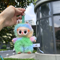 New lA BuBu v4 enamel face pendant cute bubu doll blind box tide play plush doll toy pendant cartoon bubu keychain pendant
