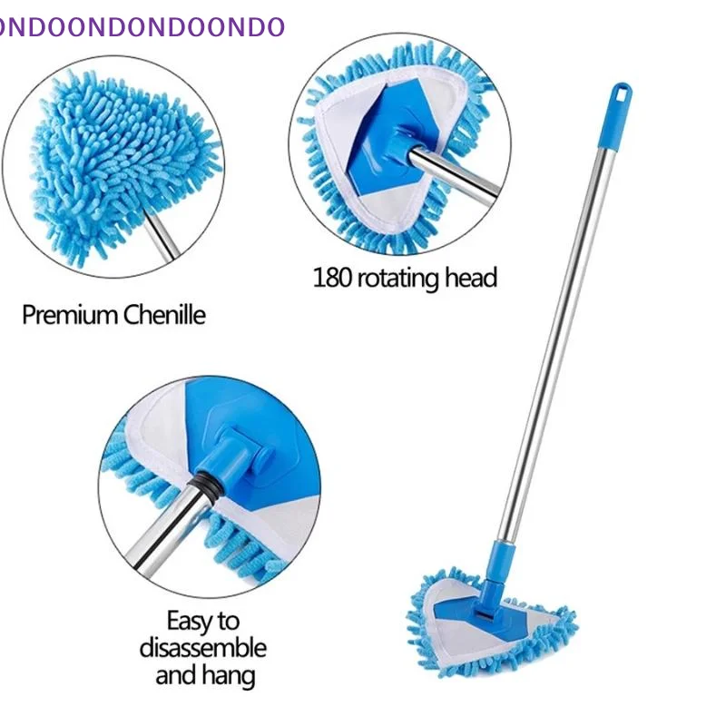 Ceiling Mop Long Handle Floor Cleaning Rotating Triangle Mop Wet And Dry Mop