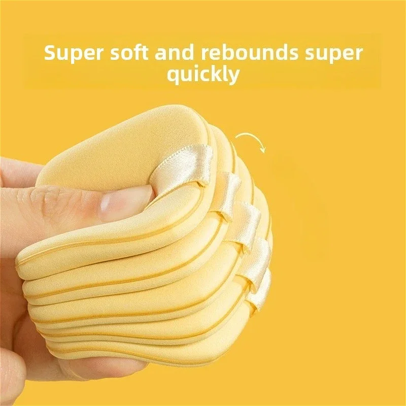 2/6 pçs super macio manteiga maquiagem esponja quadrado almofada de ar cosméticos puff liquidificador beleza fundação puffs compõem ferramentas maquillaje