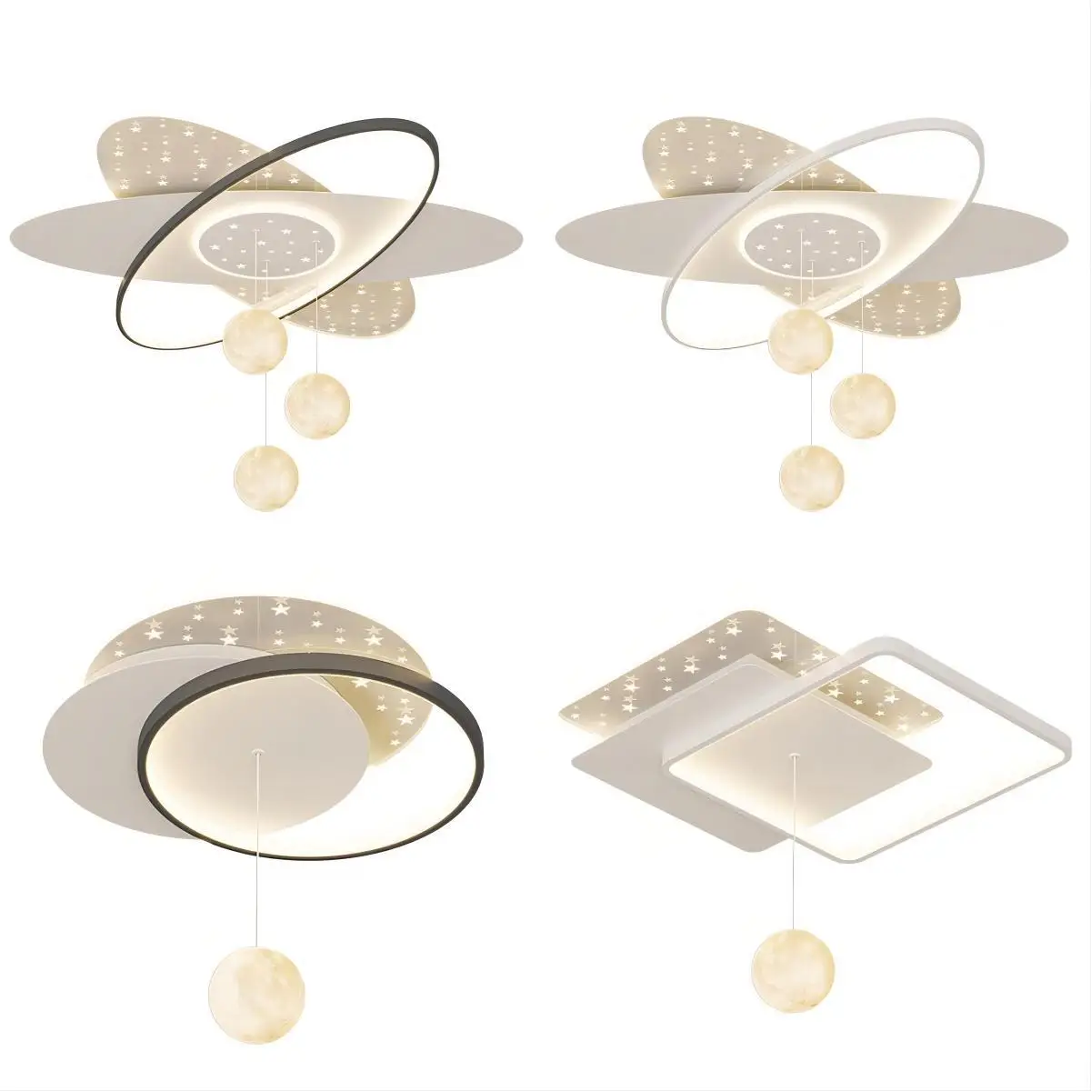 

Living room ceiling light, modern, simple and smart whole house