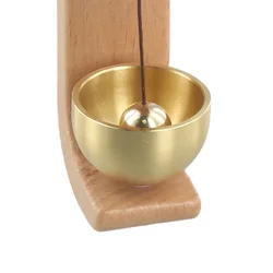 Japanese Style Wireless Doorbell Wooden Wind Chimes Bell Decorations Easy Installation on Casement Shelves and Walls