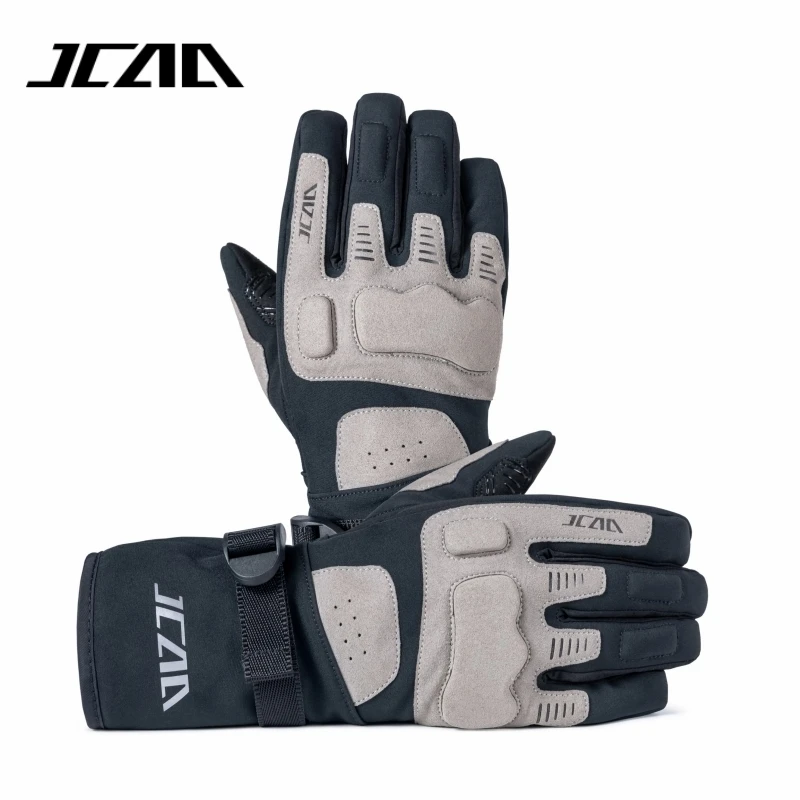 JCAA Men Women Full Finger Winter Moto Riding Gloves, Autumn Anti-Crash Urban Commute Warm Windproof Anti-slip Motorcycle Gloves