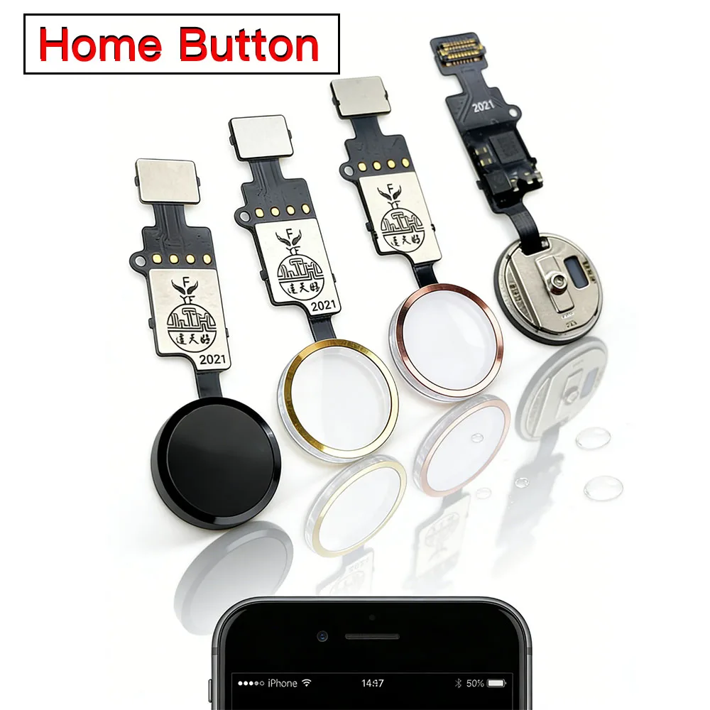 YF Home Button Key With Back Function Flex Cable For iPhone 7 7P 8 Plus Replacement Back Function NO Face ID