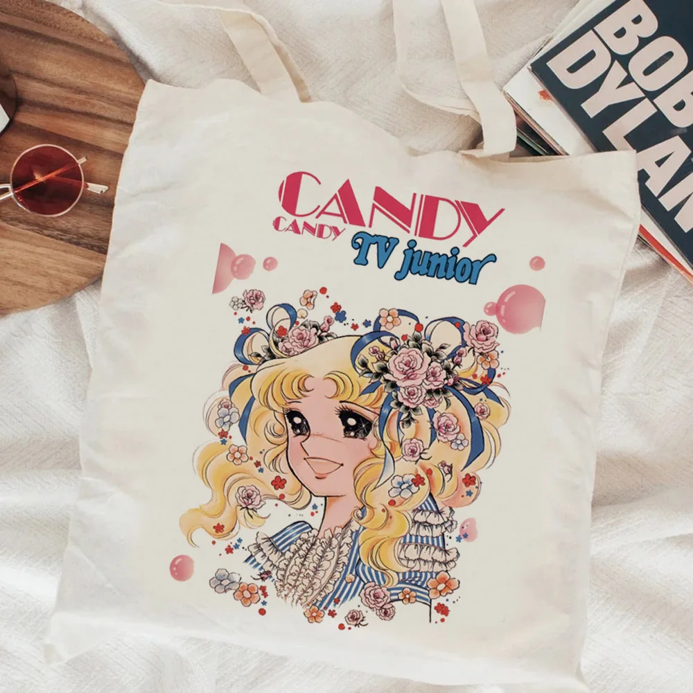 Candy Candy shopping bag recycle bag bolso reusable bolsas de tela handbag tote bag reusable fabric sacolas