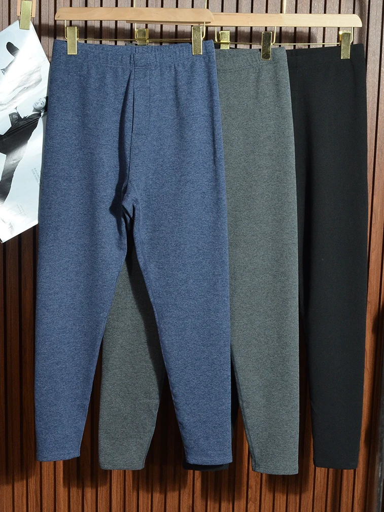 

Утепленные шерстяные штаны из смесовой ткани с шелком, мужские, на флисовой подкладке, теплосберегающие, термоштаны, морозостойкие, осенние, базовые.