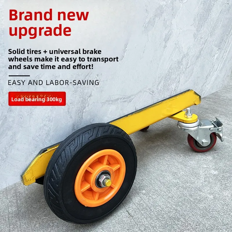 4-Wheel Swivel Panel Dolly for Marble Slab Stone Transport