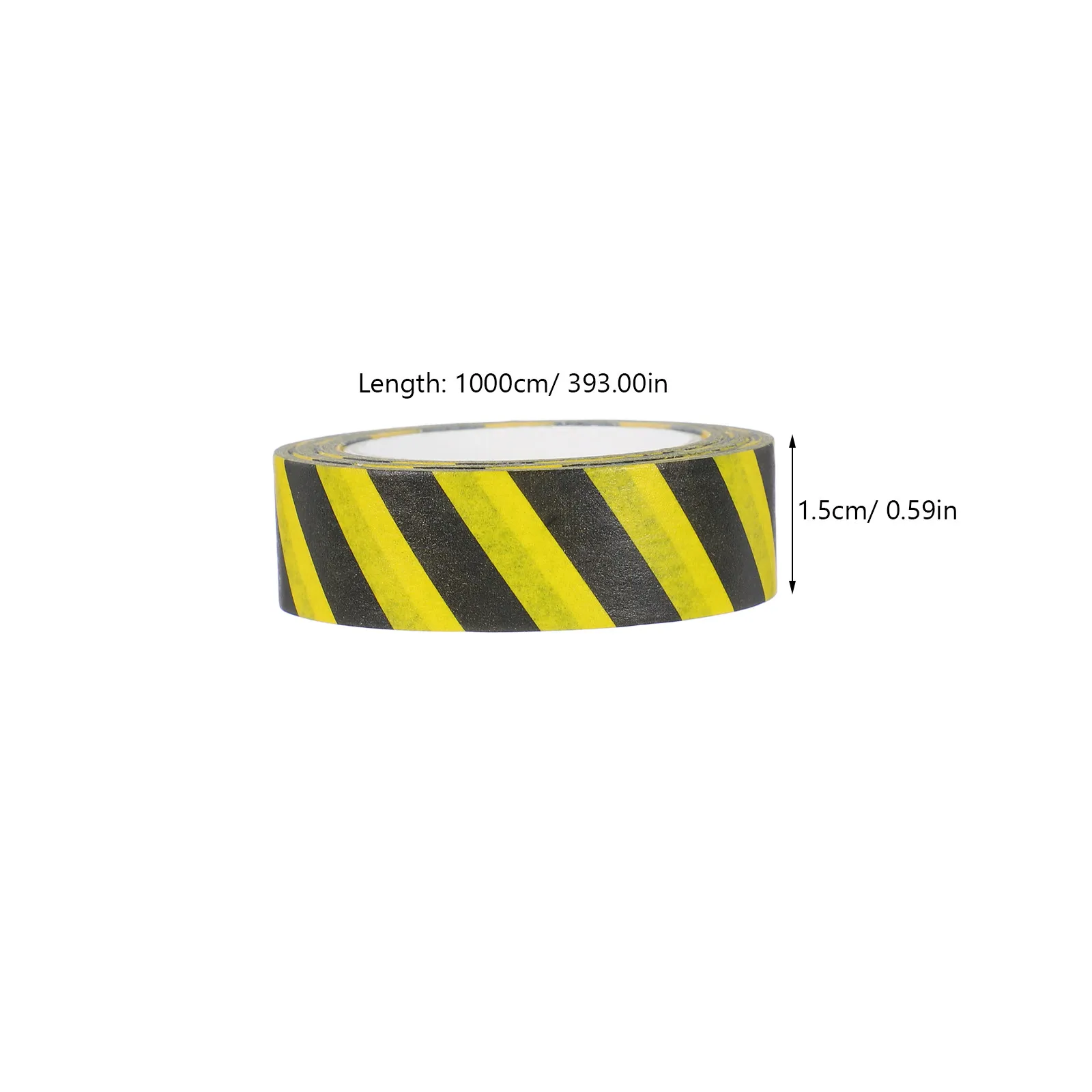 1 Roll Children DIY Road Tape Micro Miniature Traffic Warning Design Layout Adhesive Decorative Reusable Warning Marker Stickers