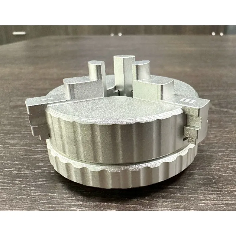 High Precision Bench Vise 3 Jaw Chuck Aluminum Clamp, Manual Industrial Tool For Watch Repair Drilling