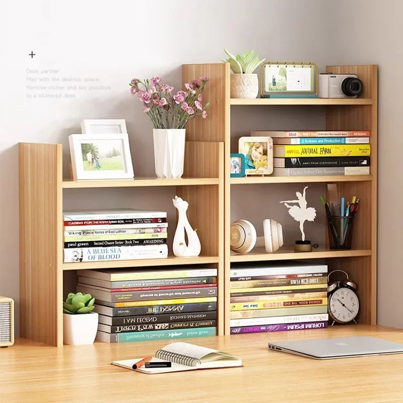 

Компактный органайзер для стола, многофункциональная многоуровневая книжная полка, компактный учебный стол для хранения для общежития, офисной рабочей станции ​ Мебель