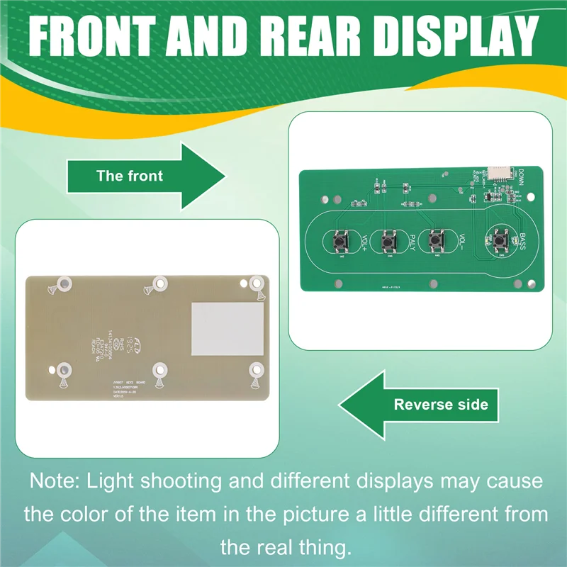 TTKK-New Replacement Key Switch Button Board For Partybox100 Party Box 100- Power Light Play Keyboard Function Connector 1Pc