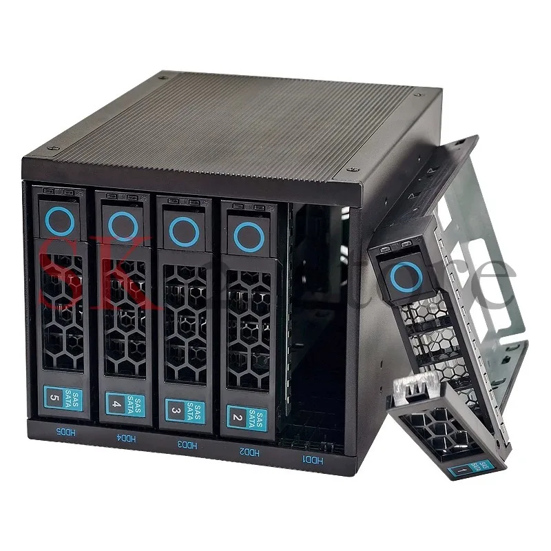 HY-5 hard disk hot-swappable module (send SATA data cable) with backplane storage expansion