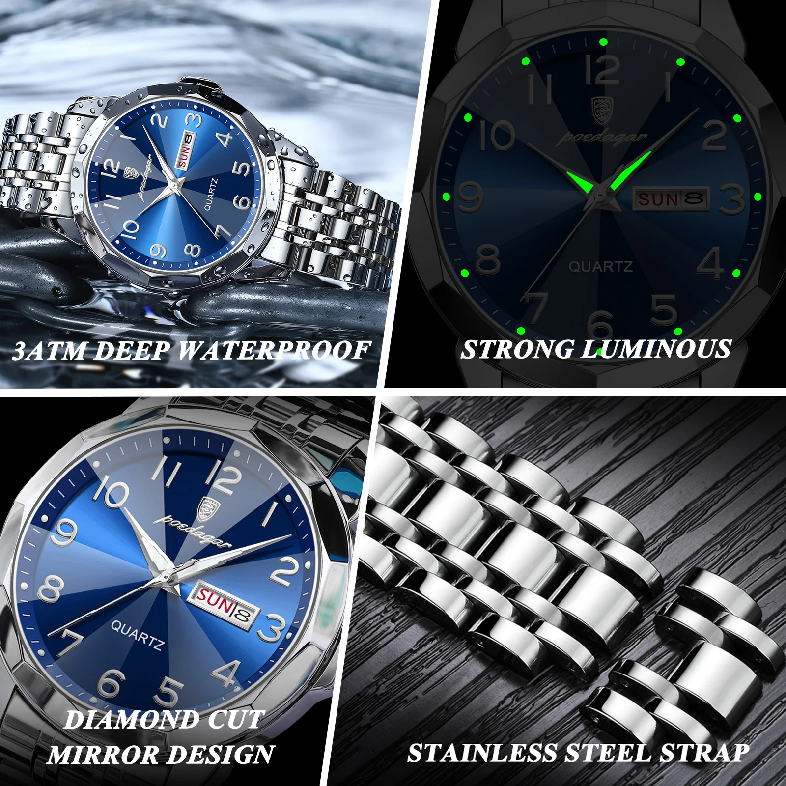 POEDAGAR Orologio da Polso di  - Luxury Watch Exchange recensione e prezzo