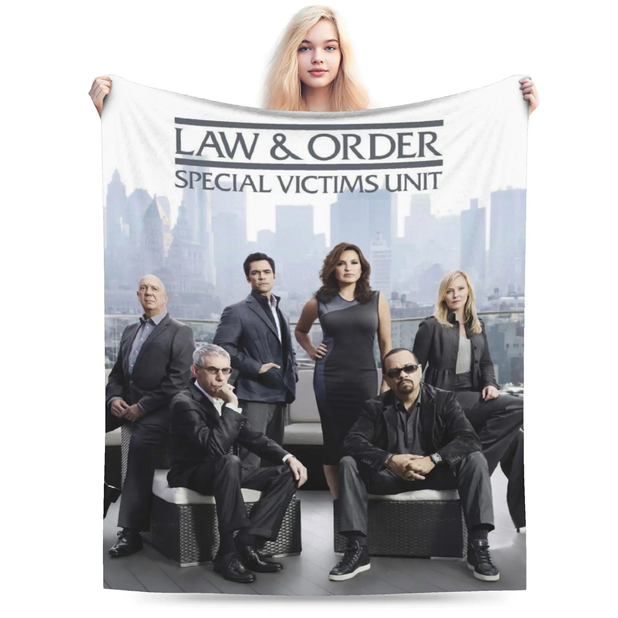 Super Soft Law Order SVU Throw Blanket Premium Fleece Flannel Lightweight  Bed Blanket Warm Plush Blankets All Season Use