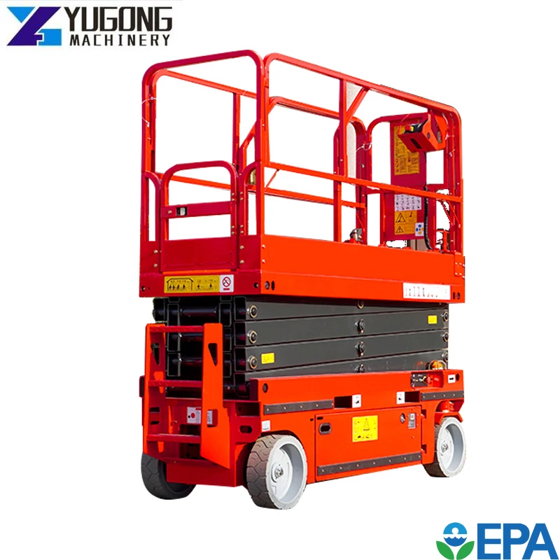 YG Hydraulic Scissor Cargo Lift Equipment Building Construction Machinery Lifting Platform Round Paint Booth Platform 8M Price