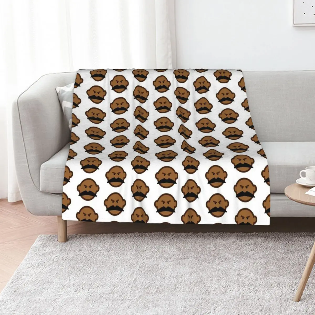 Angry Voss Throw Blanket Hairy Sofa Quilt Personalized Gift halloween Comforter Blankets For Sofas Blankets