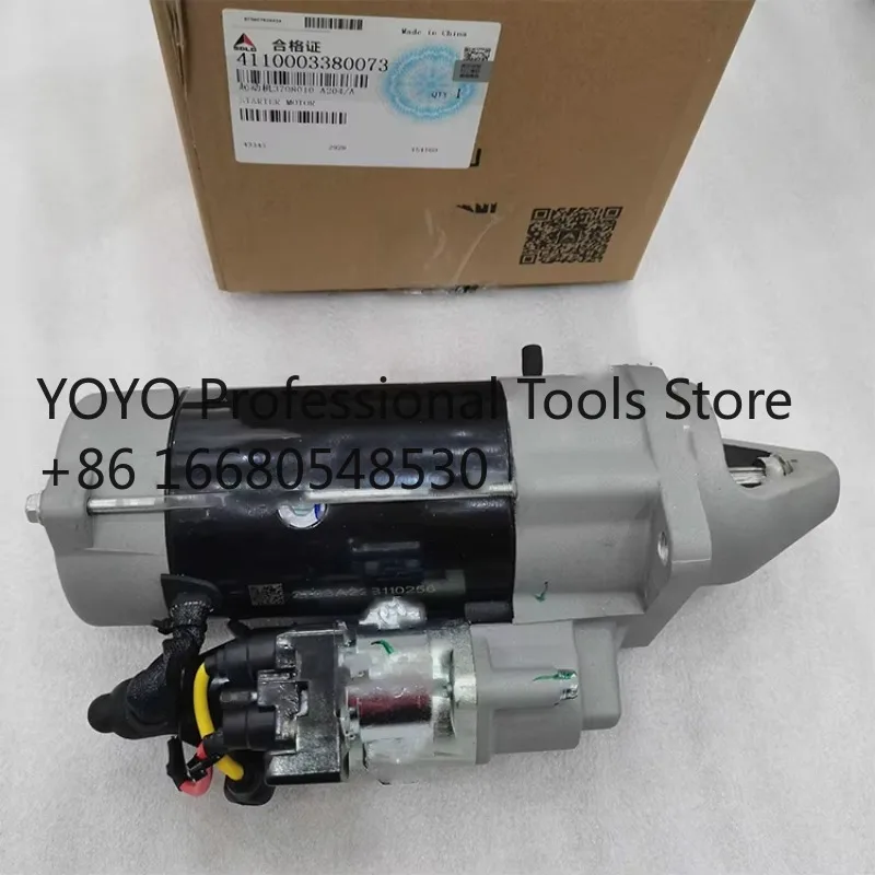 pJ3SDLG G9190 G9220 Motor Grader Loader Parts 4110003380073 370801-A204/A Starter
