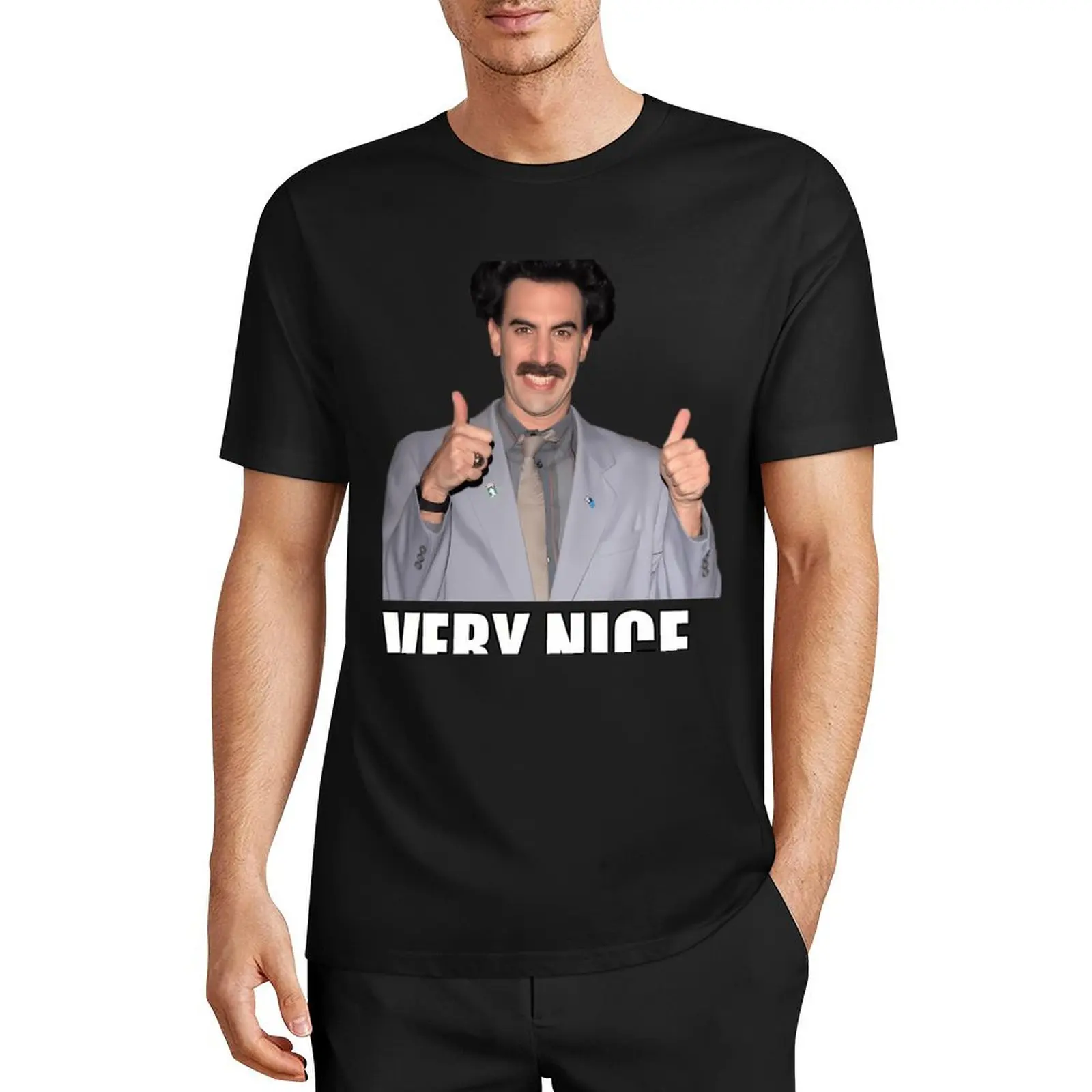 Borat Very Nice T-Shirt vintage summer top custom t shirt heavyweight t shirts for men