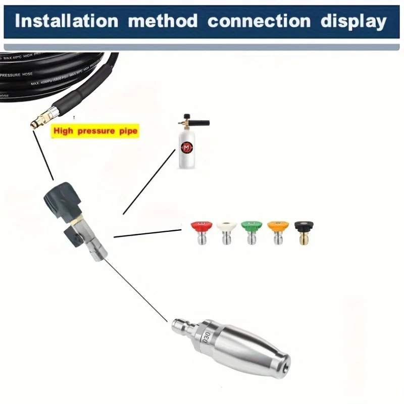 Adjustable Water Flow Adapter - 1/4