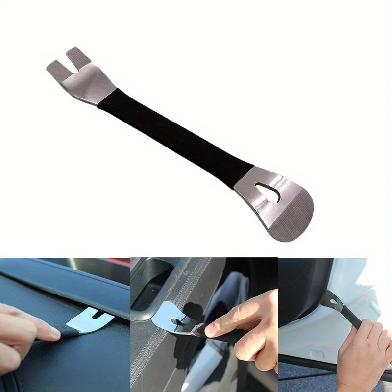 

Car Audio Disassembly Tool Stainless Steel PryClip Rocker Crowbar Bar Door Panel Disassembly Pry Panel Interior