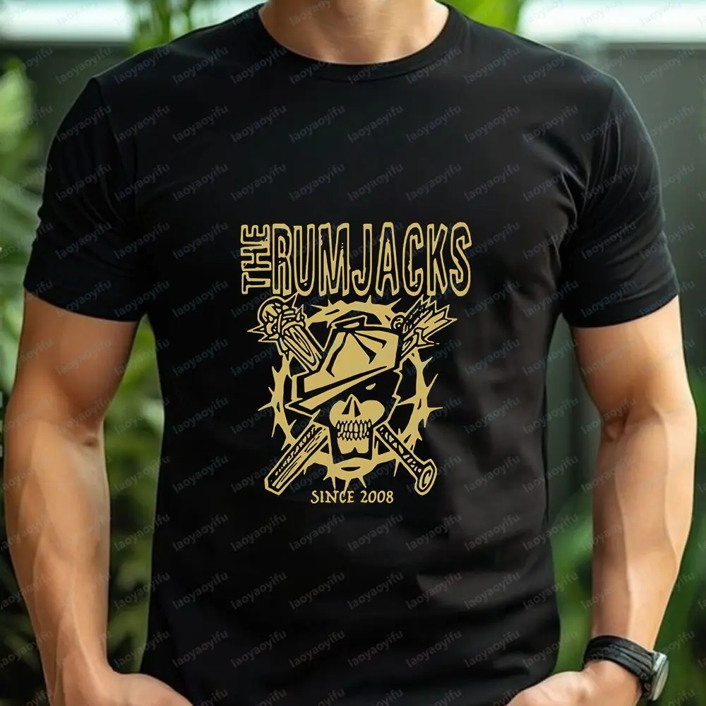 Rumjacks Band - Summer Casual Trendy Multi-Purpose Short-Sleeved T-Shirt for Both Men and Women with Round Neck