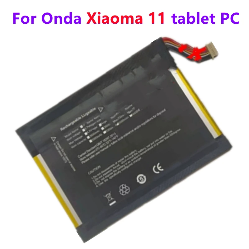 Imagem -02 - Bateria do Portátil para Onda Xiaoma I125ca 1125ca H31145165p Pl35125160p Hw-3487265 38wh 5000mah 11 21 31 41 Tabuleta pc Substitua Novo