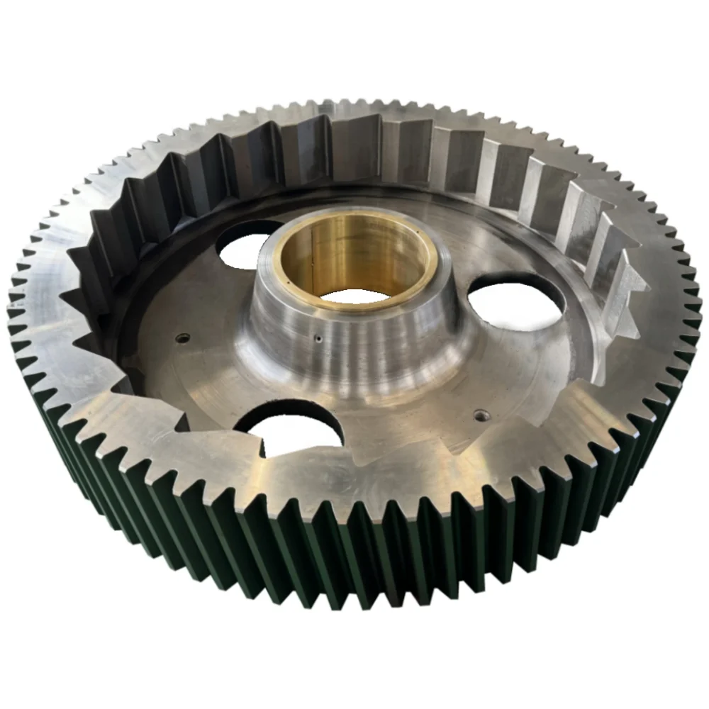 CNC Machining Custom Large Module Pinion Wheel Forging Steel Large Gear Wheel